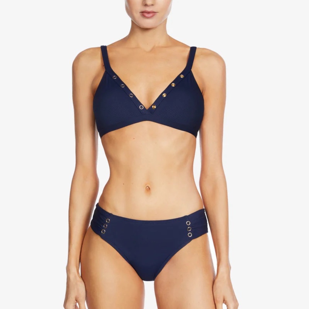 Robin Piccone AMY TRIANGLE BIKINI TOP & AMY TAB SIDE BIKINI BOTTOM